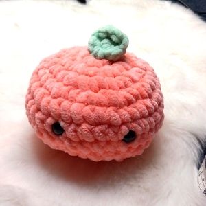 🆕 Handmade Peach 🍑 Crochet Plush
